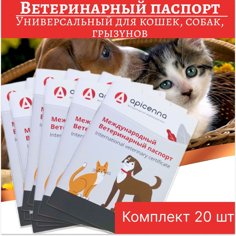 Ветеринарный паспорт универсальный (кошки, собаки, хорьки)  #1