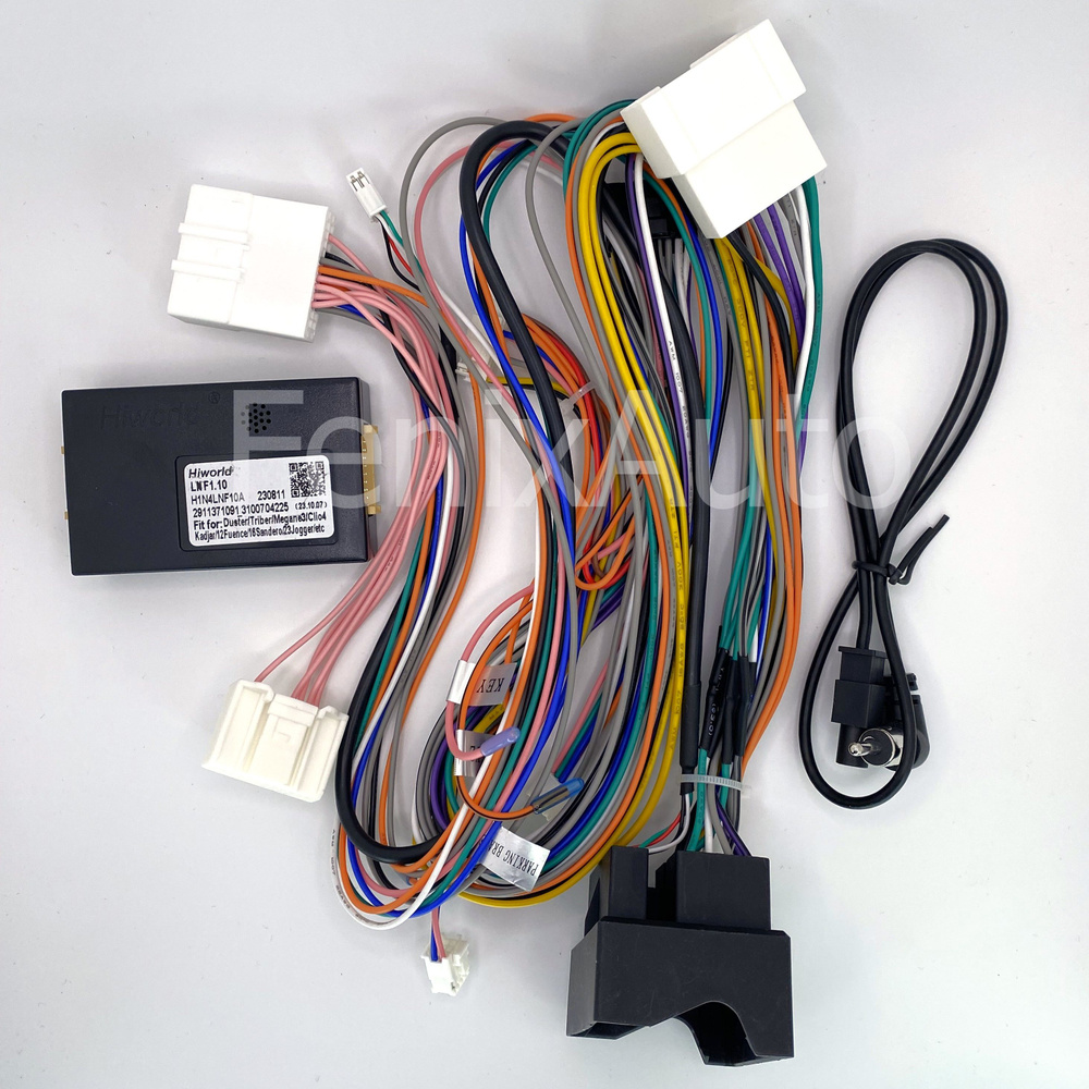 Разъем-переходник 16 pin с Canbus для Android магнитолы в Renault ...