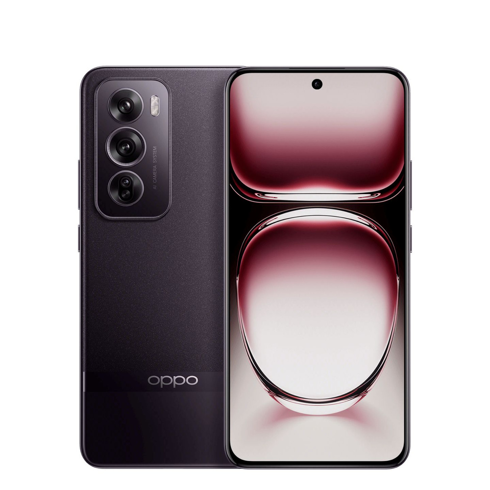 OPPO Смартфон OPPO Reno12 Pro CN 12/256 ГБ, черный