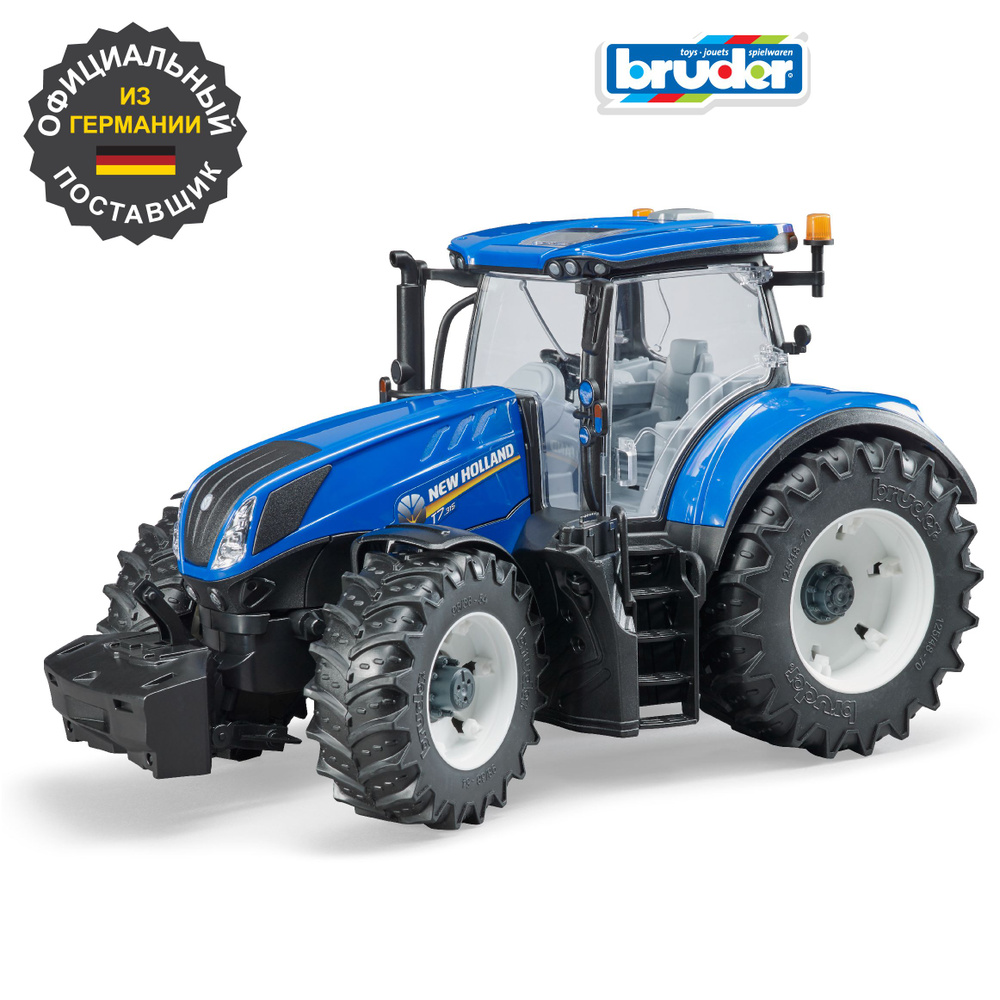 Машинка Bruder Трактор New Holland T7.315, Брудер, 03-120 - купить с  доставкой по выгодным ценам в интернет-магазине OZON (1208307850)