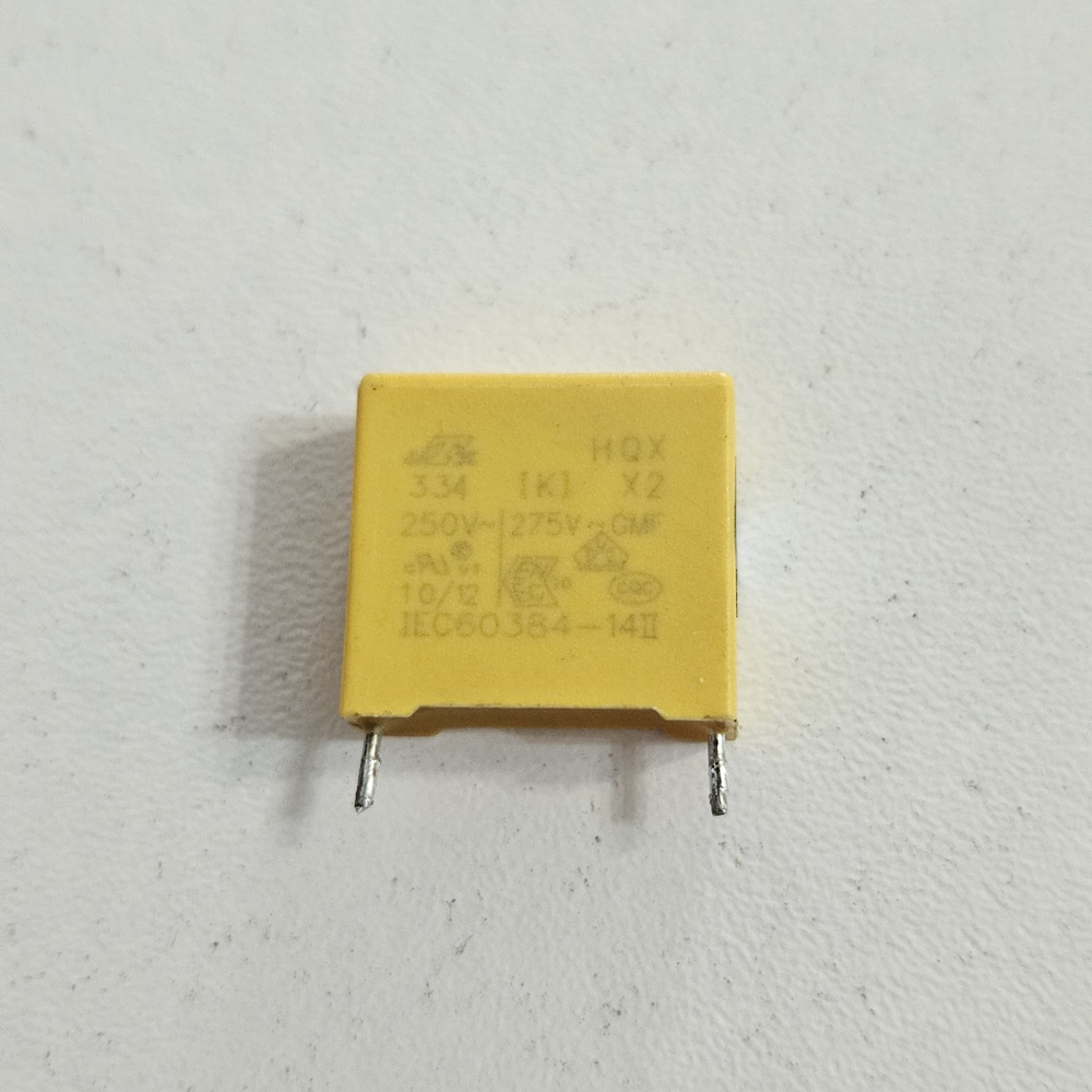 HQX 334, Пленочный конденсатор 0.33uF /275V (демонтаж) Orig - купить с ...