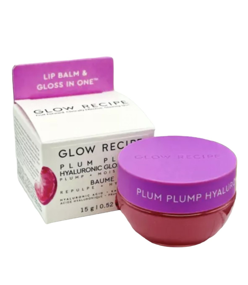 Glow Recipe Бальзам для губ 15 г Plum Plump Hyaluronic gloss baume #1