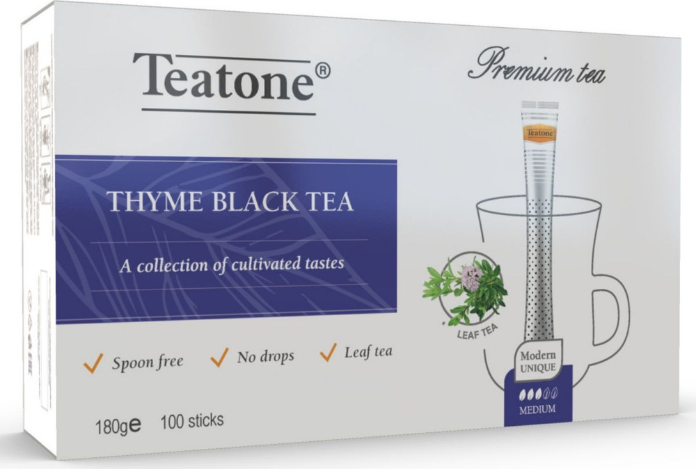 Чай черный Teatone в стиках с чабрецом - купить с доставкой по выгодным ...