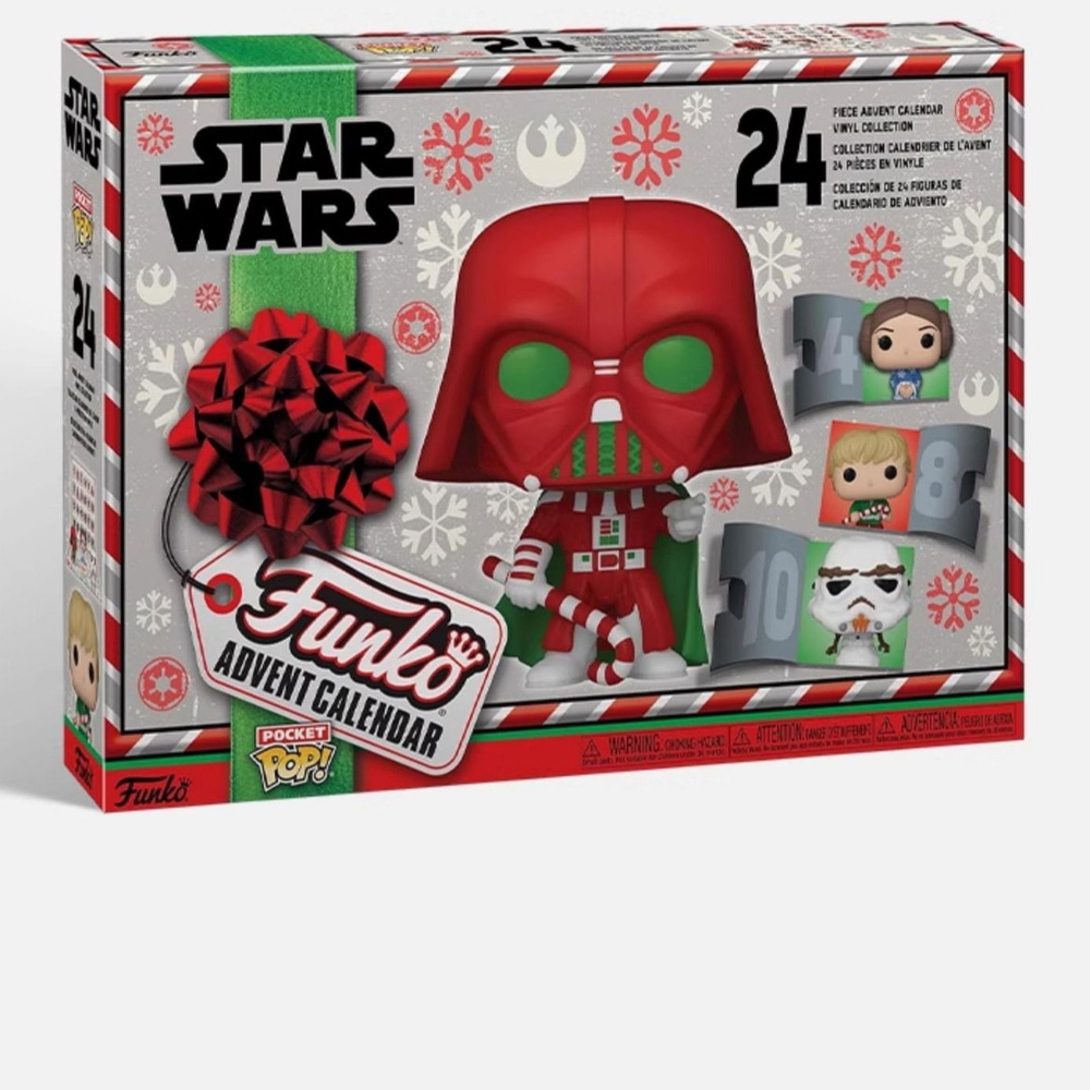 Адвент-календарь Звездные войны 2022: Star Wars - Holiday 62090, 24 фигурки;Funko Advent Calendar  #1