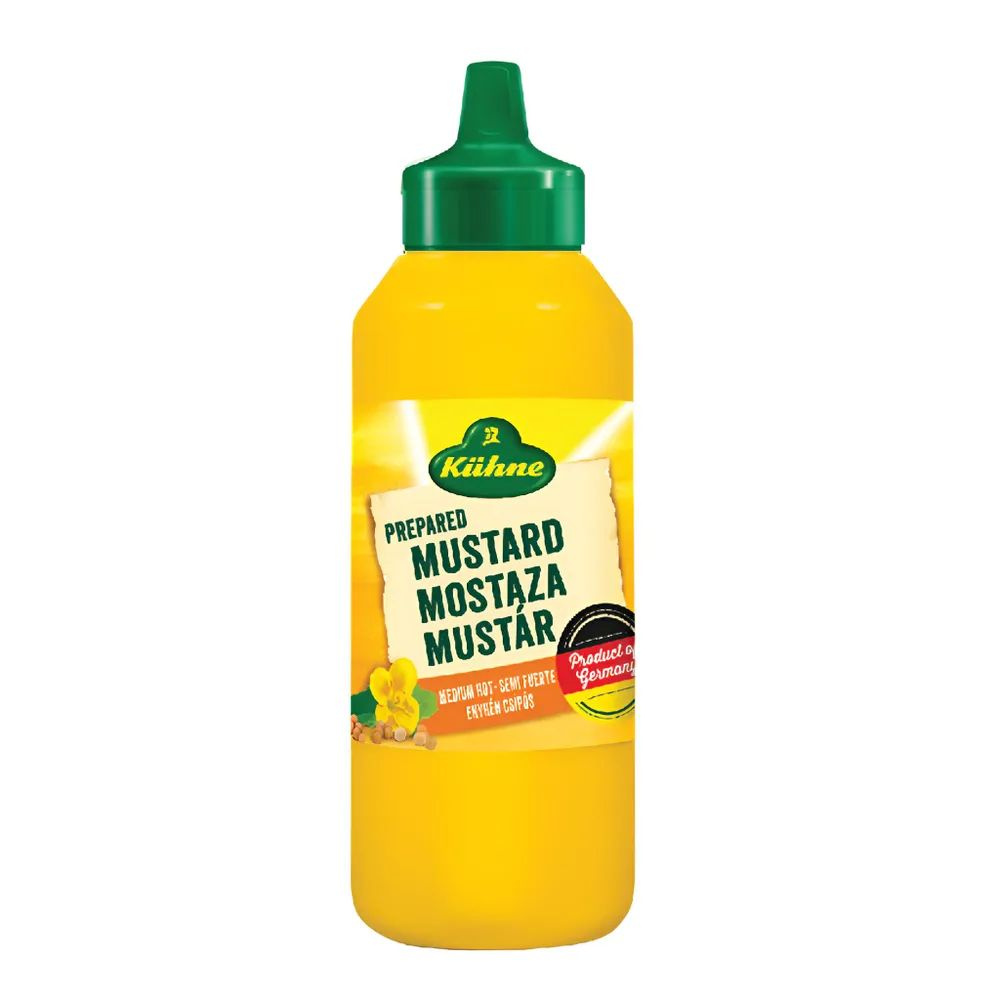 Горчица Kuhne Squeeze Medium hot mustard средне-острая, 250мл #1