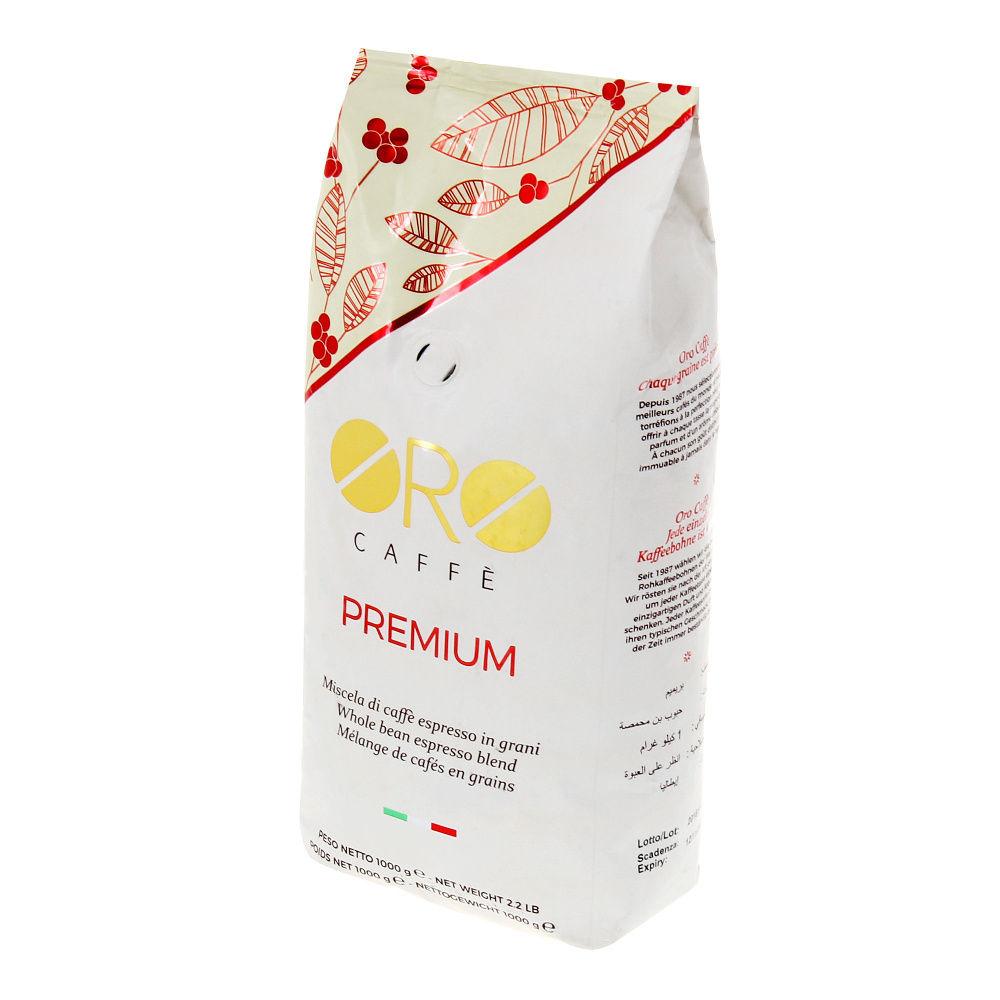 Кофе в зернах арабика 100% Oro Caffe Premium 1 кг - купить с доставкой ...