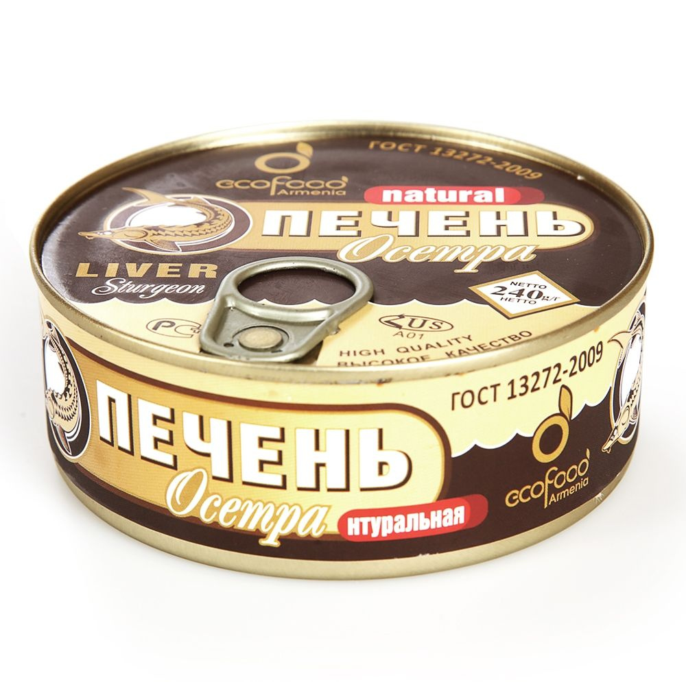 Печень осетра Эко Фуд 240 г, Армения - в заказе 1шт.товара! - купить с ...