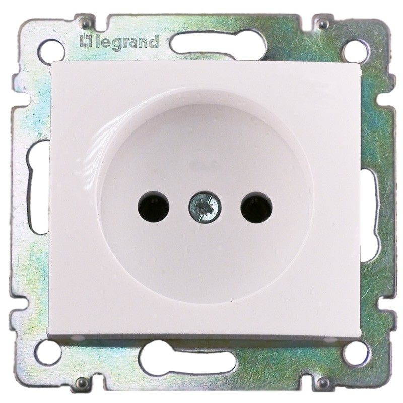 Розетка без заземления Legrand Valena (2шт), белый 774416 - купить по ...