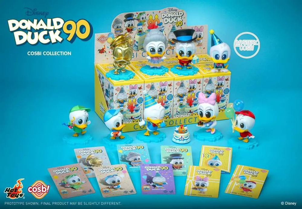 Фигурка Hot Toys Donald 90th - Donald Duck Birthday Cosbi Collection cbx178 1 штука, случайная  #1