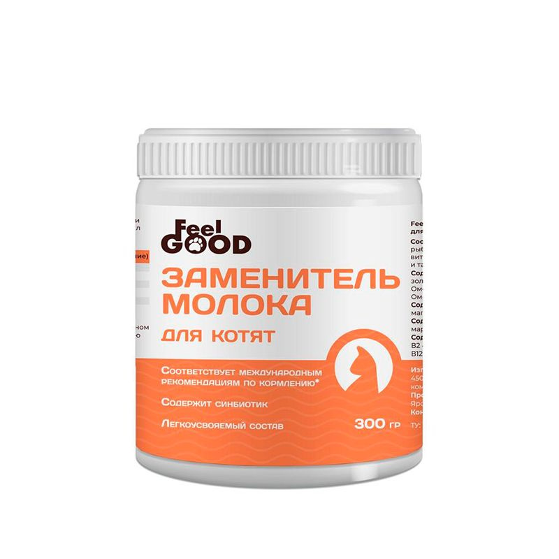 Молочная смесь для котят, FeelGood, 300 г - купить с доставкой по ...