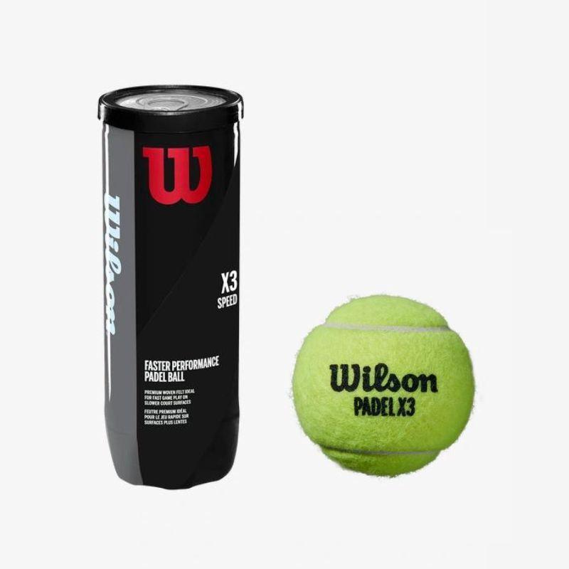 Теннисные мячи для падела WILSON X3 Pack Speed WR8901101001 - купить с ...