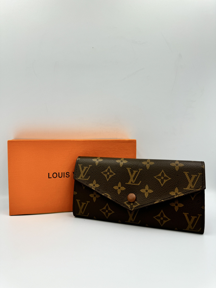 Кошелёк женский коричневый. В стиле бренда Louis Vuitton #1