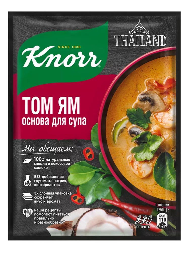 Основа для супа KNORR Том Ям, 31г #1