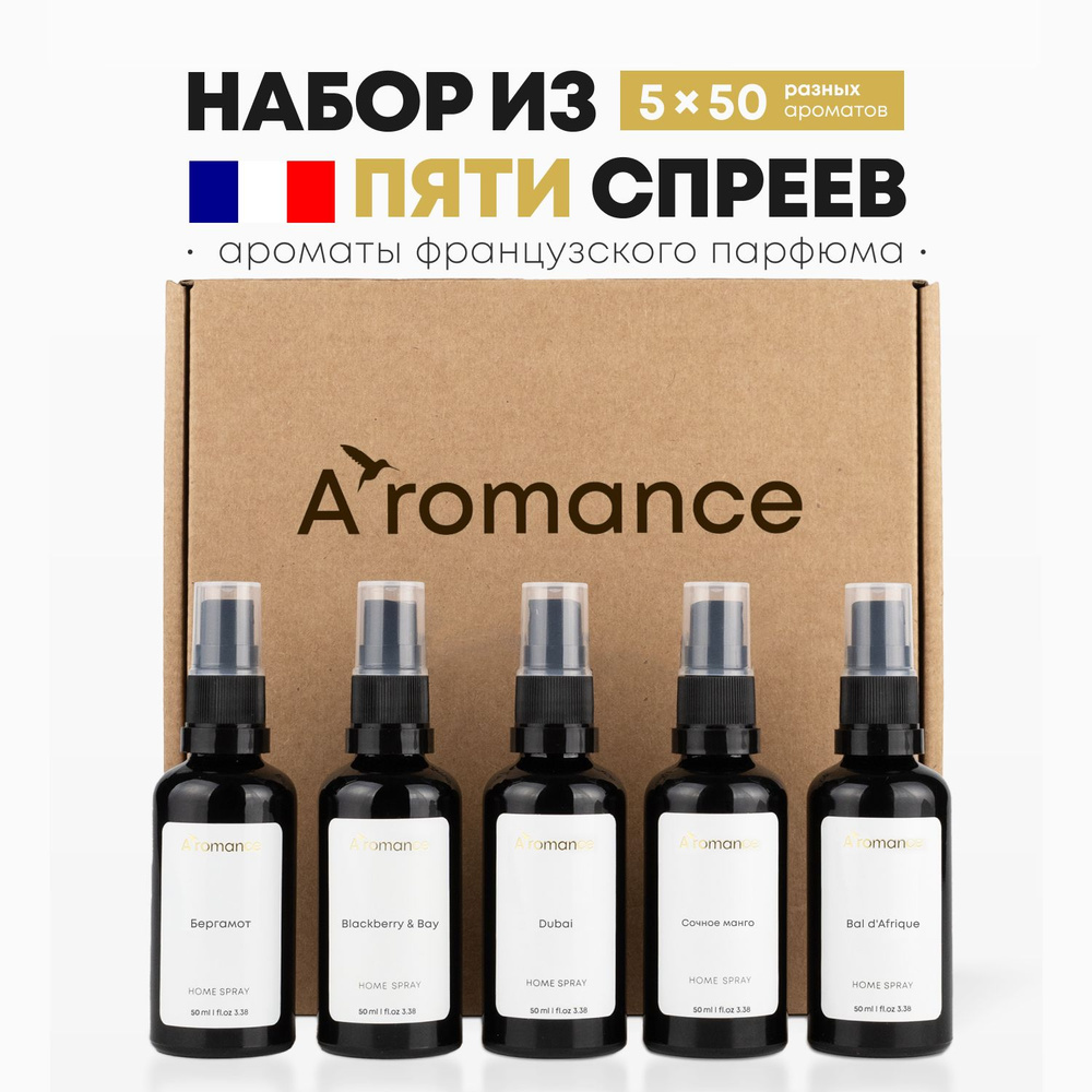 Спрей Bergamot + Blackberry & Bay + Dubai + Сочный манго + Bal Afrique #1