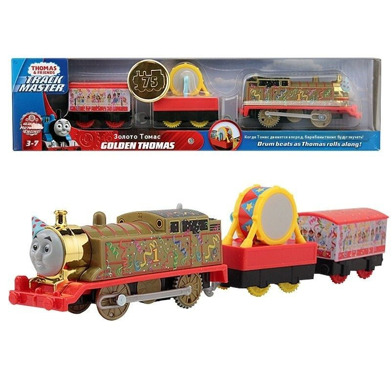 Паровоз Mattel Thomas & Friends Новый электрический GOLOEN THOMAS #1