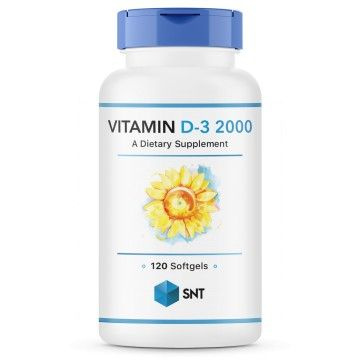 Vitamin D3 2000 IU (витамин D) 120 капсул SNT #1