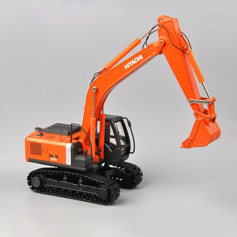 1:50 Сплавная модель экскаватора Hitachi ZX200 #1