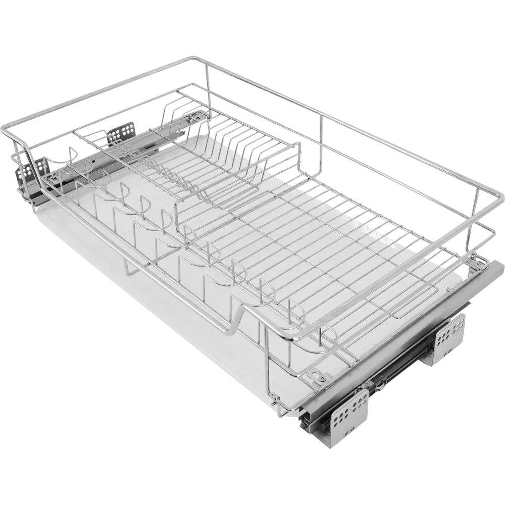 Корзина-сушка выдвижная Jet 80 см с доводчиком цвет хром #1