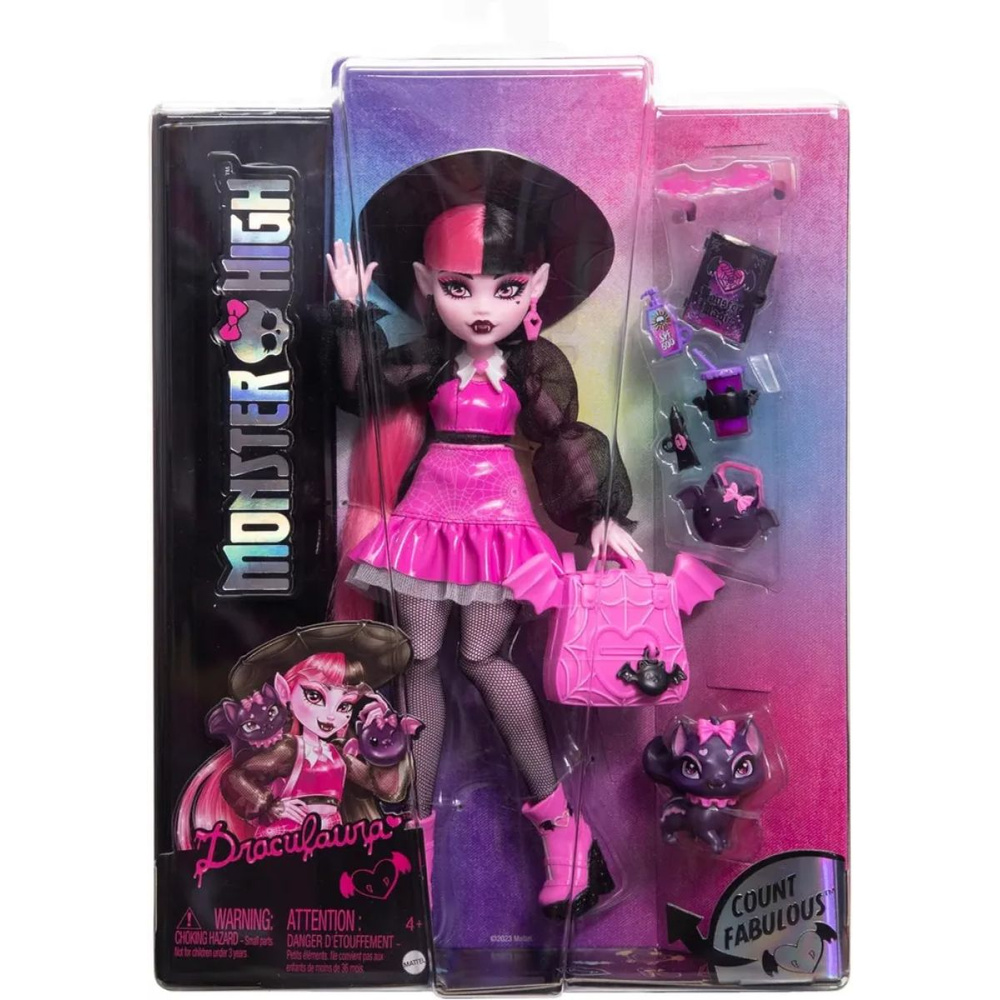 Кукла Monster High Поколение 3 Дракулаура, Draculaura, вампир, переиздание  #1