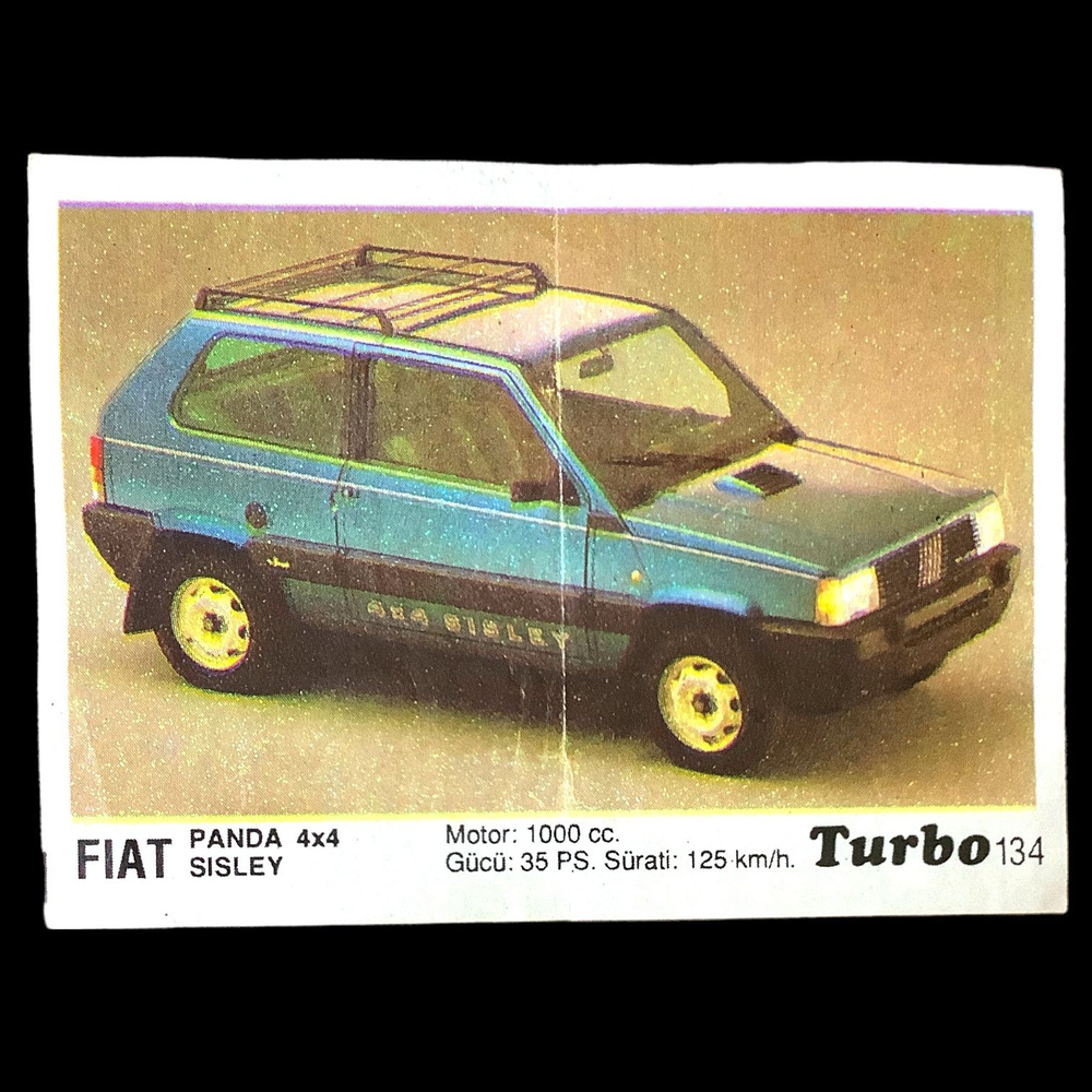 Вкладыш Турбо 1990 год, FIAT, 134 #1