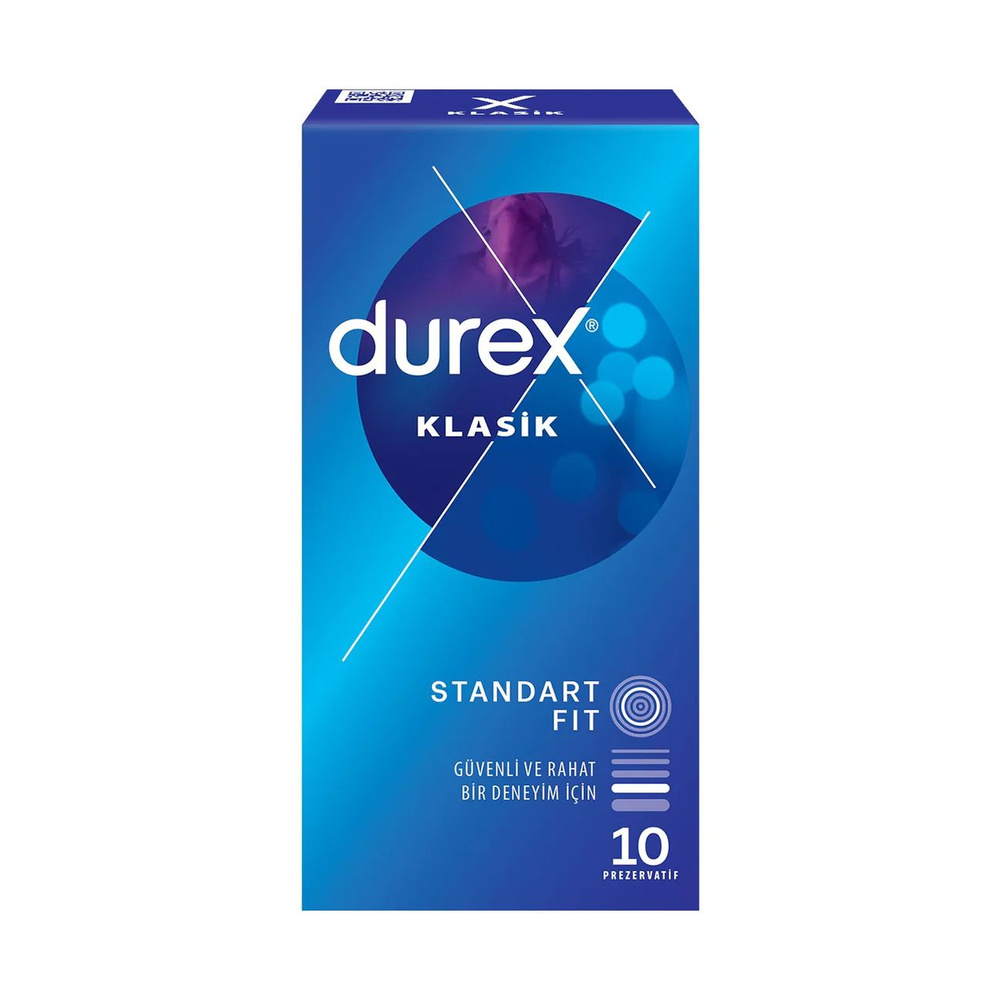 Презервативы Durex Classic классические с гелем-смазкой 10 шт #1