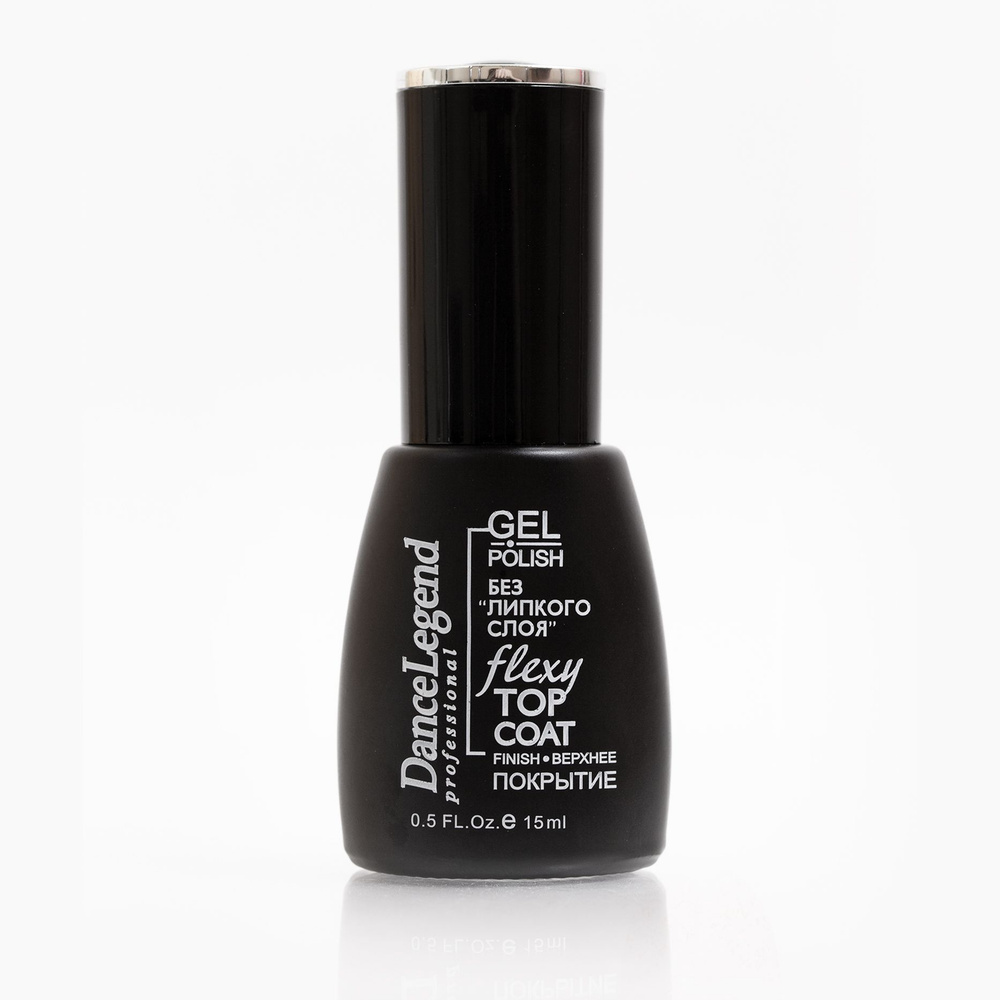 Топ без липкого слоя Flexy Top Coat Кристальный блеск 15 мл #1