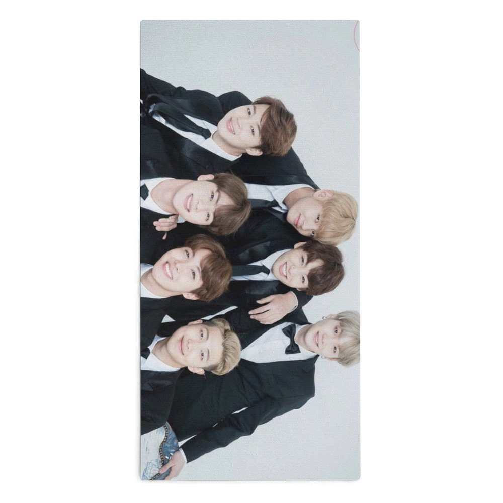 BTS Полотенце для лица, рук, Микрофибра, 30x70 см, разноцветный, 1 шт.  #1