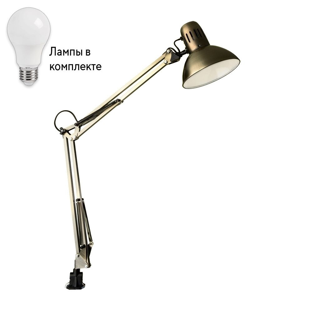 Настольная лампа в комплекте с лампочкой Arte lamp A6068LT-1AB+Lamps  #1