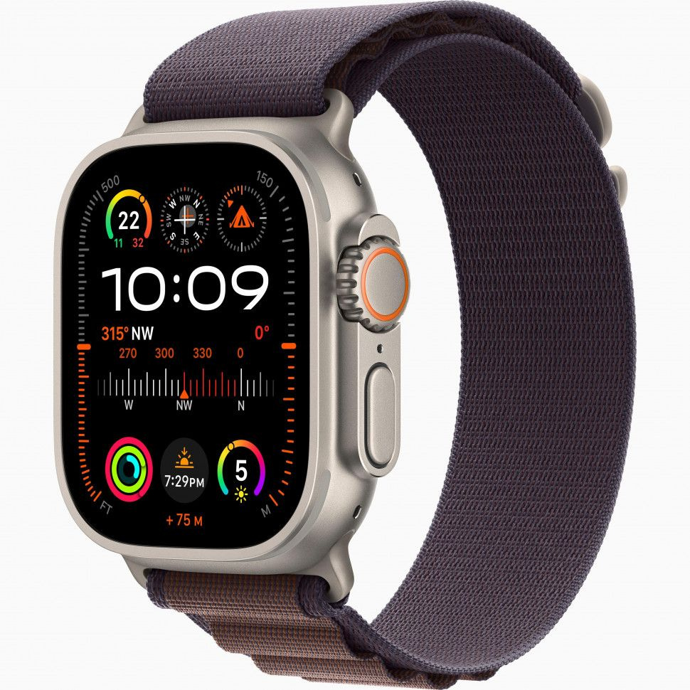 Apple Умные часы Ultra2_awUltra2indigo49_AlpineLoopL_awUltra2indigo49_AlpineLoopL, 49mm, Alpine Loop #1