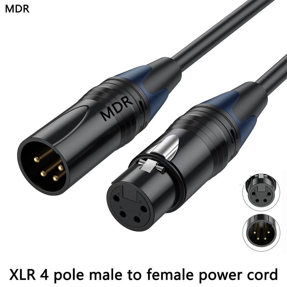 MDR Аудиокабель XLR/XLR, 0.5 м, черный #1