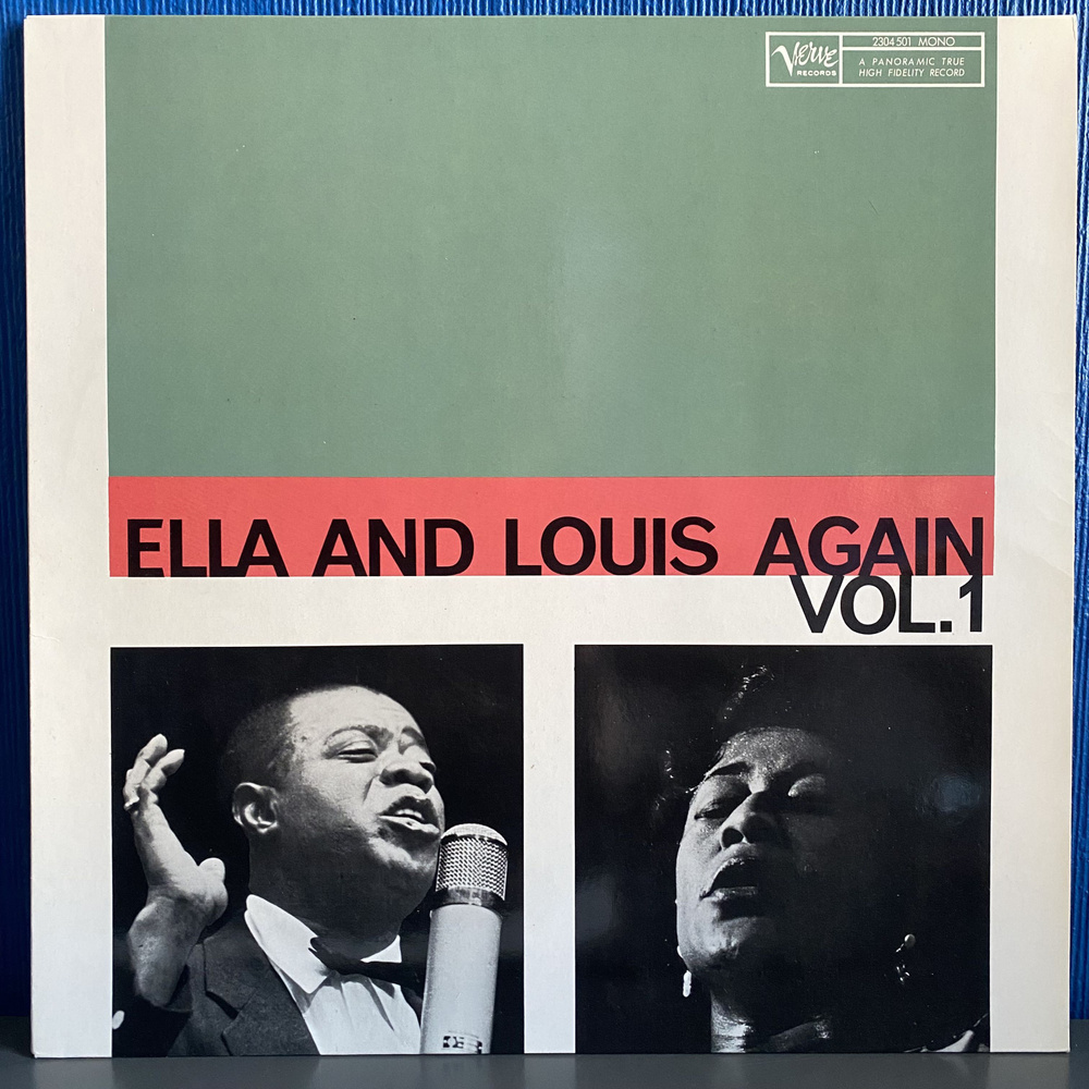 Ella Fitzgerald & Louis Armstrong. Again Vol. 1 MINT (Моно) ПЕРВЫЙ ПРЕСС! 1957 LP Виниловая пластинка #1