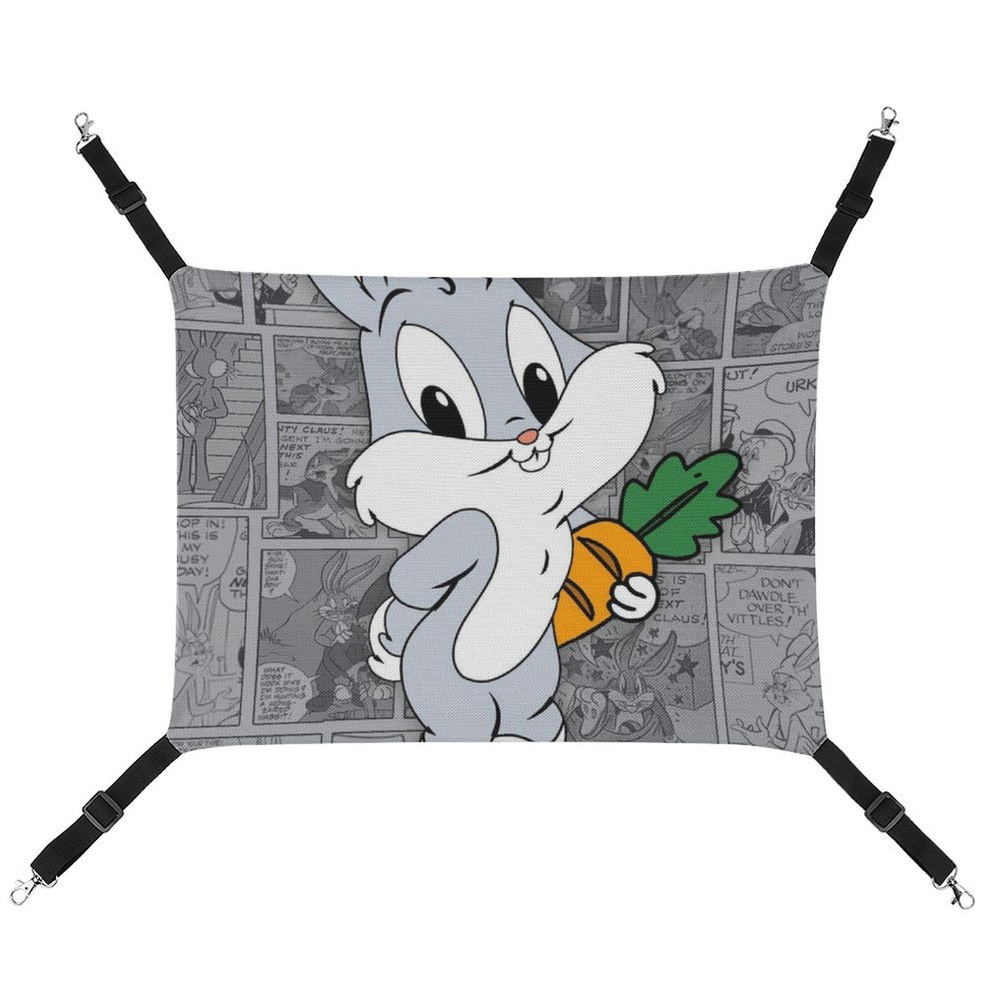 LOONEY TUNES Лежанка для мелких животных большой 43x33 см Для шиншилл, кроликов, кошки. Подвесной домик #1