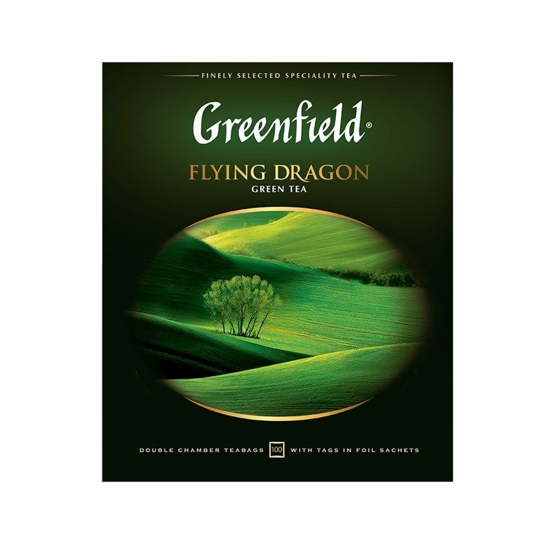 Чай Greenfield Flying Dragon зеленый (1.8г х 100шт), 180г #1