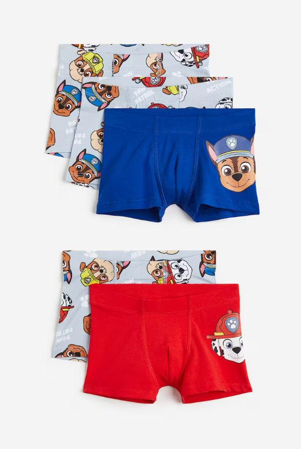 Комплект трусов боксеры, шорты H&M Paw Patrol, 5 шт #1