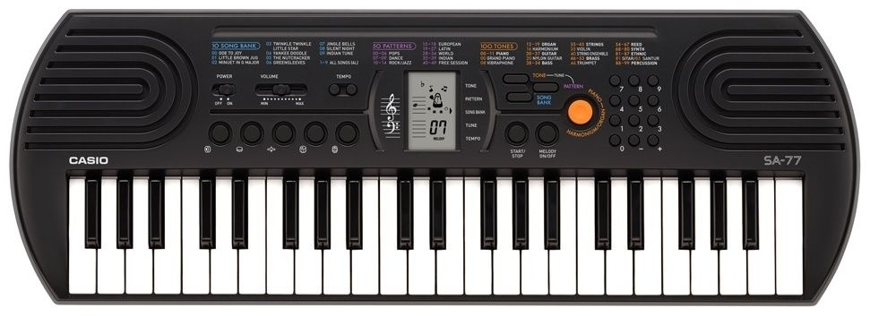 Синтезатор CASIO SA-77 Black-Grey #1