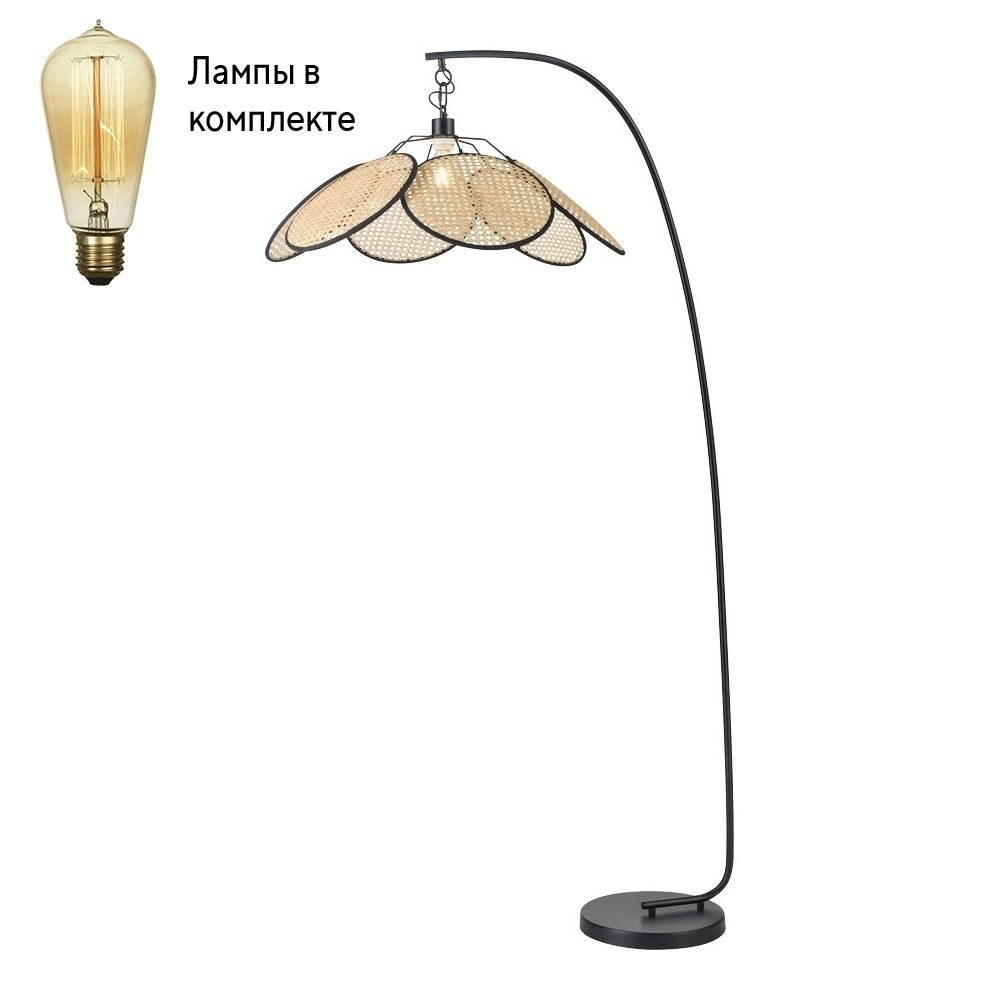 Торшер с Led лампочками в комплекте Wertmark WE520.01.715+Lamps #1