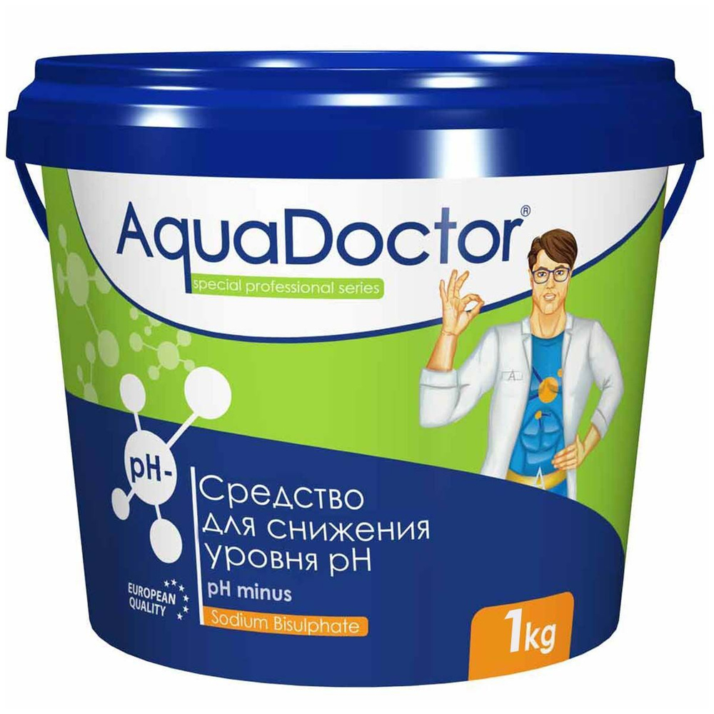 AquaDoctor pH Minus 1 кг Быстрорастворимый препарат для снижения уровня pH  #1