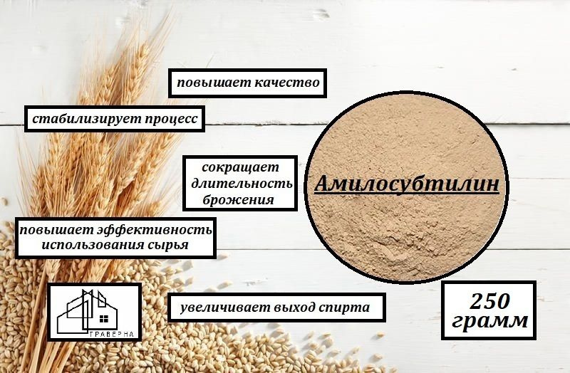 Фермент Амилосубтилин, для зерновой браги (250 гр.) #1