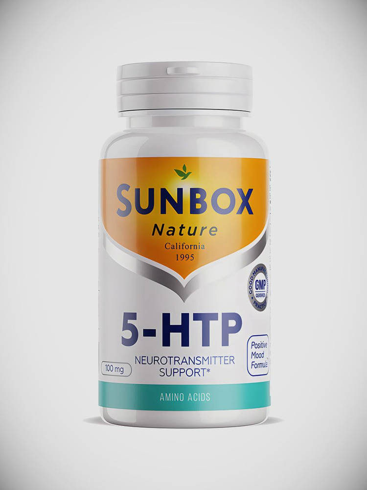 5-Гидрокситриптофан 100 мг (60шт) / Sunbox Nature / 5-HTP 100mg / #1