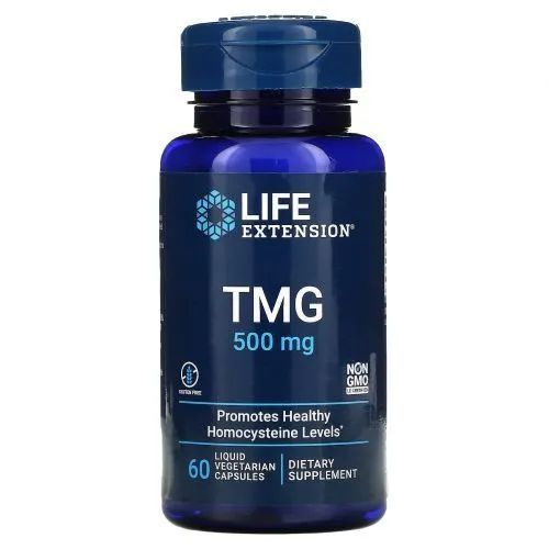 Life Extension TMG (триметилглицин) 500мг 60 капсул #1