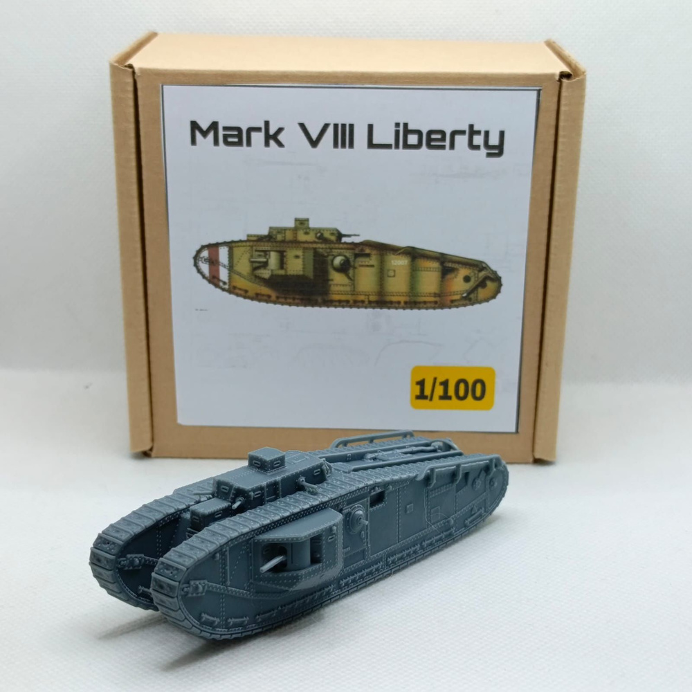 Модель танка mark 8 Liberty, Масшатаб 1:100 #1