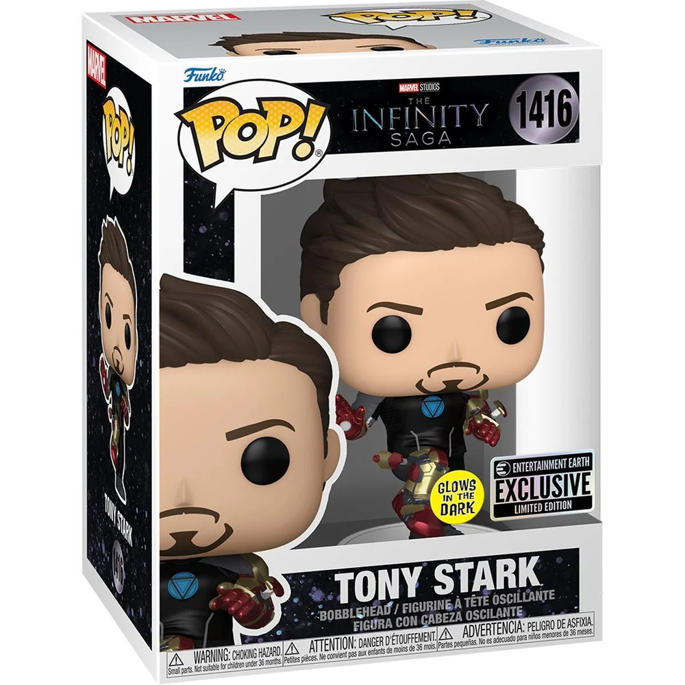 Фигурка Funko Pop! Iron Man 3 Tony Stark Suit-Up (Фанко Поп Железный Человек Тони Старк из фильма Железный-Человек) #1