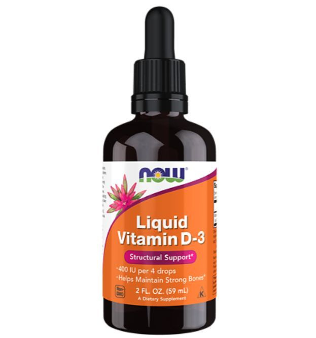 Now Liquid Vitamin D3 400 МЕ в каплях 59 мл #1