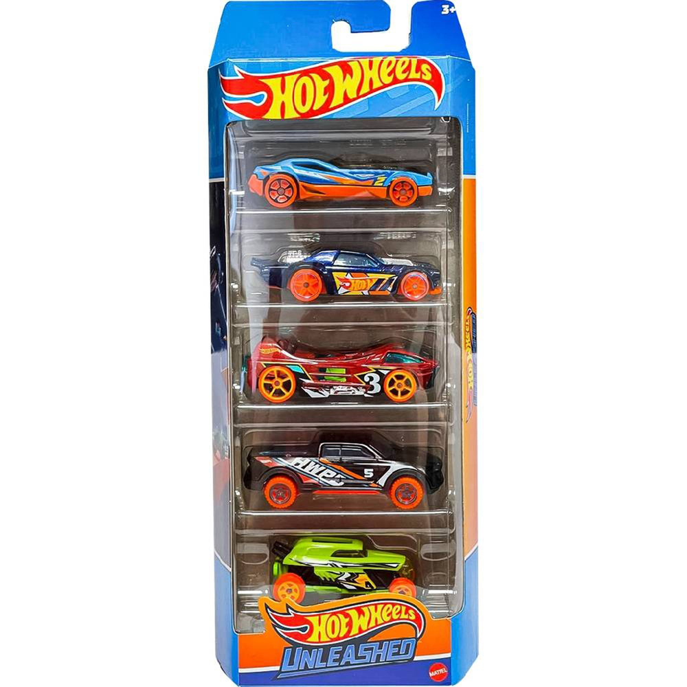 Hot Wheels Cars, набор из 5 игрушечных машинок или грузовиков в масштабе 1:64  #1