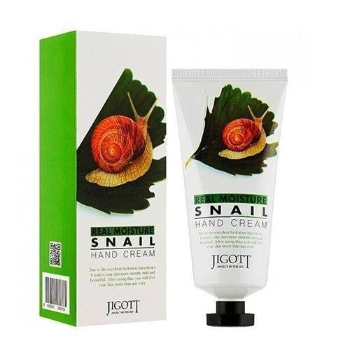 JIGOTT Крем для рук с муцином улитки Real Moisture Snail Hand Cream #1