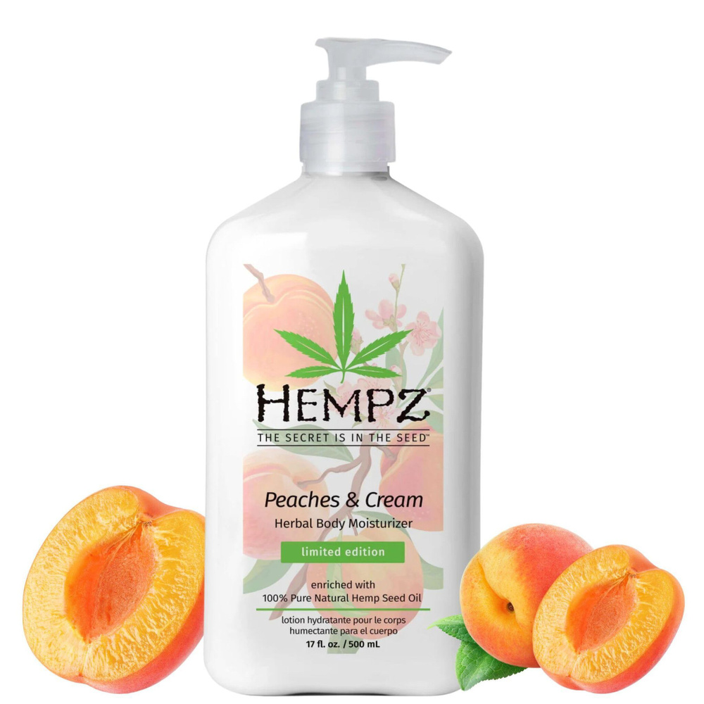 Увлажняющий травяной крем для тела Herbal Body Moisturizer Peaches & Cream, 500ml  #1