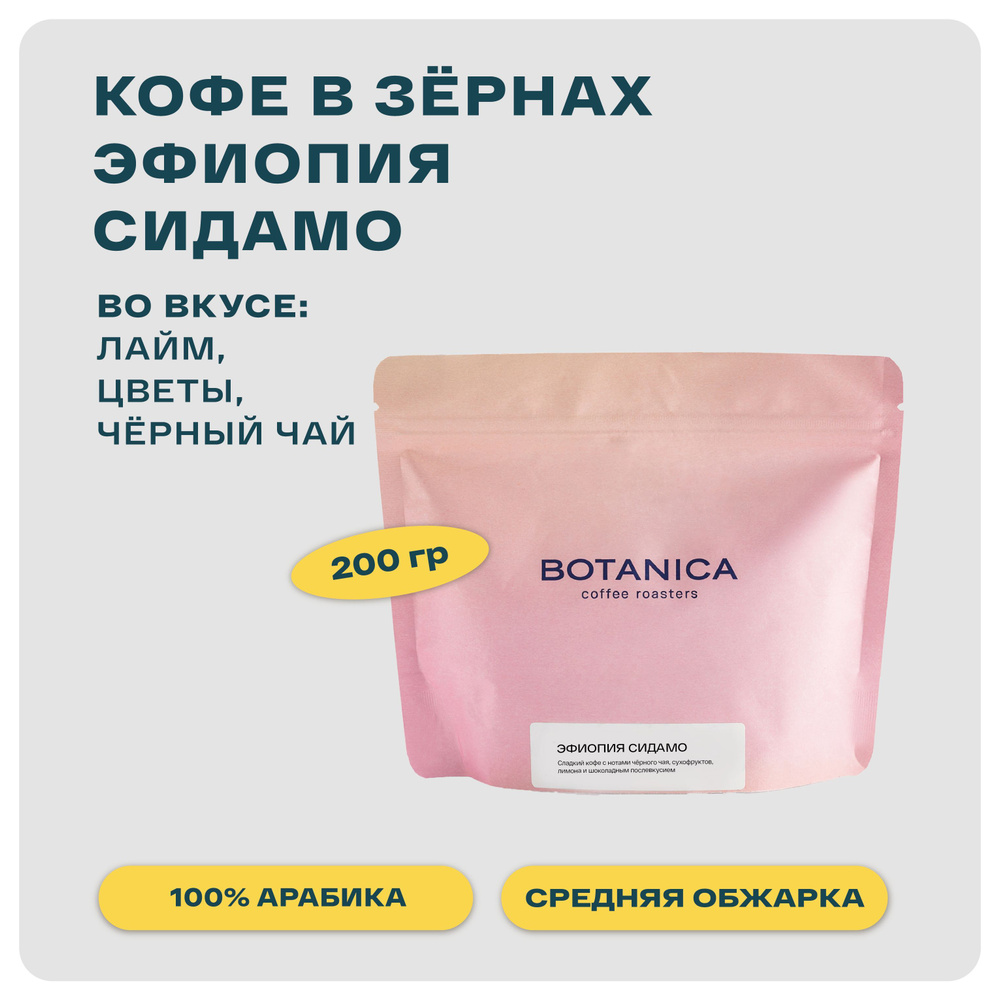 Кофе в зернах ЭФИОПИЯ СИДАМО свежая средняя обжарка 100% арабика  #1