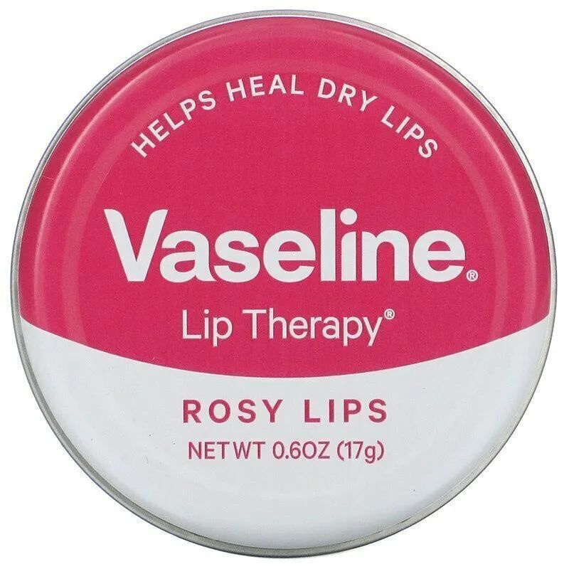 Lip Therapy, Rosy Lips, бальзам для губ, Vaseline, 17 г #1