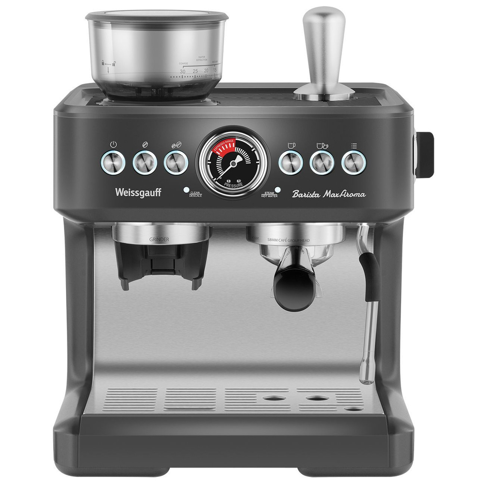 Weissgauff Кофеварка рожковая Профессиональная WCM 685 Barista MaxAroma ...