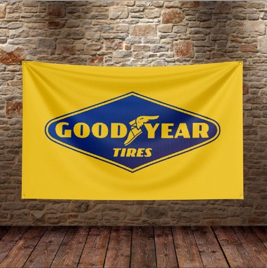 Флаг плакат баннер GoodYear Tires #1